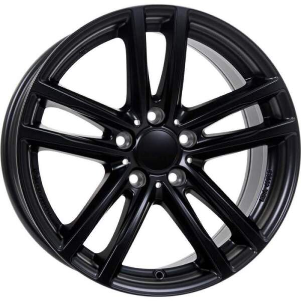 Литой диск Alutec X10 racing- черный, 17x7.5 5x120 ET43 центральное отверстие 72