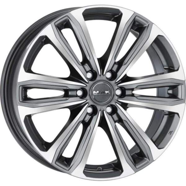 Литой диск MAK Safari 6 Gun метал Mirr, 18x8.0 6x130 ET53 центральное отверстие 84