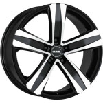 Alloy Wheel MAK Stone 5 Black Mirror, 15x6.5 ET middle hole 71
