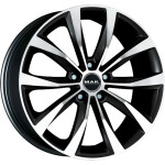 Литой диск MAK WOLF черный зеркало, 19x8.0 5x114.3 ET50 центральное отверстие 76