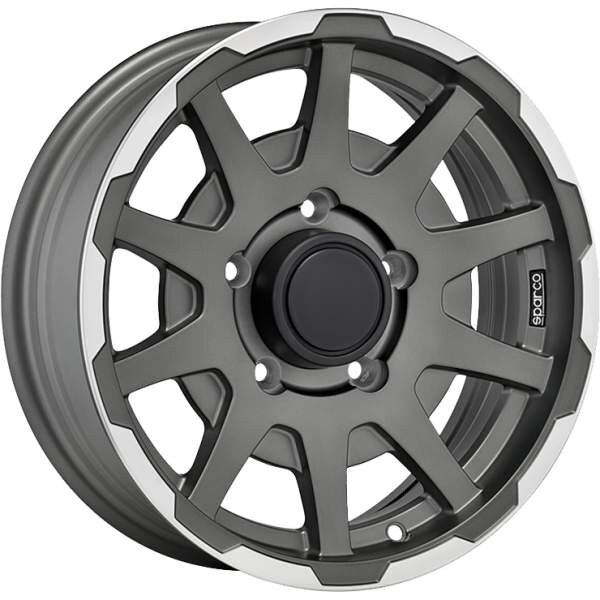 Alloy Wheel Sparco Dakar Mat Grey Pol, 16x5.5 ET middle hole 08