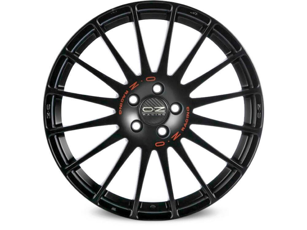 Valuvelg OZ Racing Superturismo GT Matt Black Red Lettering 7x17" 5x114.3 ET45 Keskava 64.1
