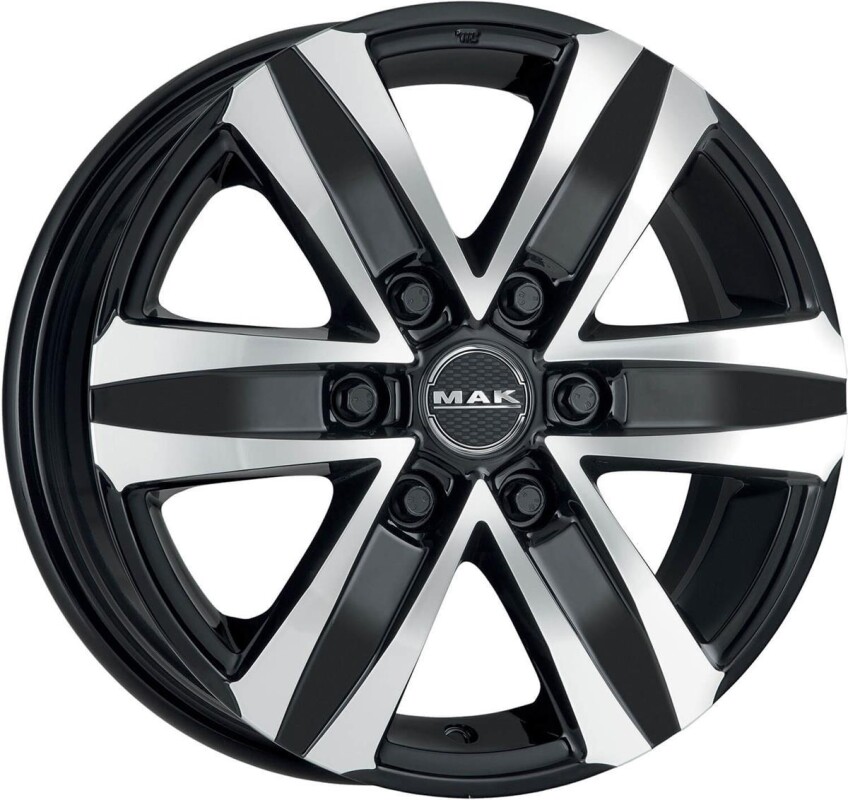 Alloy Wheel MAK Stone 6 Black Mirror 8.5x20" 6x139.7 ET38 middle hole 67.1