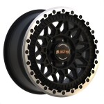 Alloy Wheel Fondmetal Bluster Matt Black Machined Lip 8.5x17" 6x130 ET40 middle hole 84.1