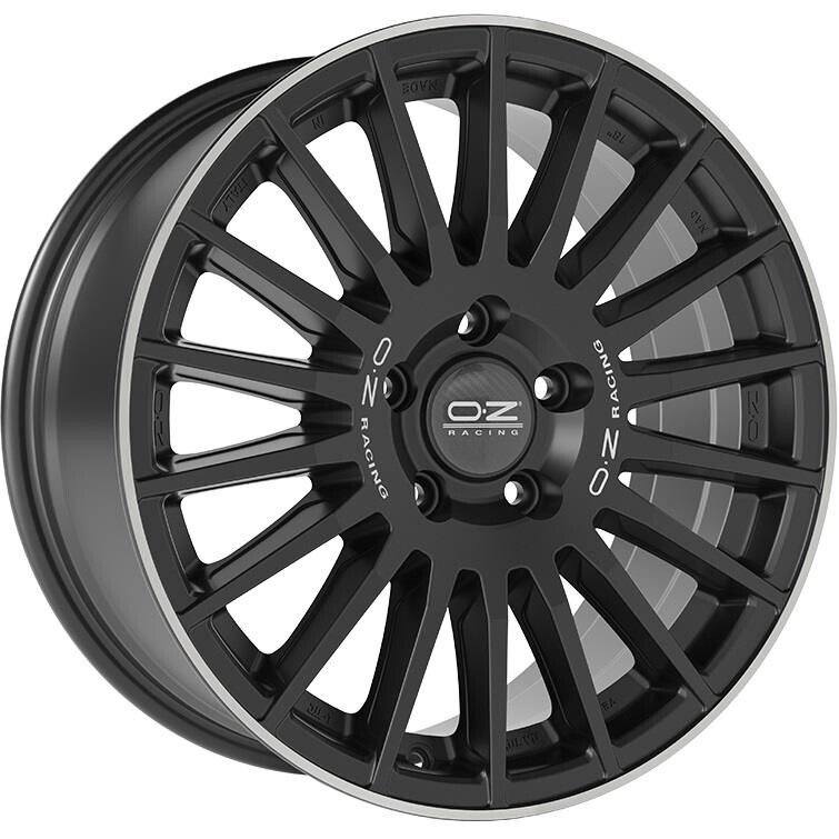 Литой диск OZ Racing Rally Desert матовый черный Silver Let. Diamond Lip 8x18" 6x139.7 ET45 центральное отверстие 95.1