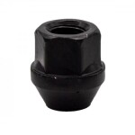 Bimecc Nut D14-ZNNI M12x1.5x25 19 mm Hex 60° 1 pcs Black