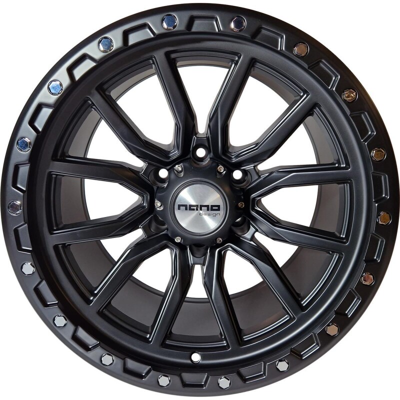 Valuvelg Nano Y0156 Full Matt Black 10x18" 6x139.7 ET-18 Keskava 110.1