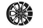Alloy Wheel Dezent KC dark Black/polished 8x17" 6x139.7 ET35 middle hole 93.1