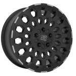 Alloy Wheel MSW 99 Van Matt Black Lip Polished 8x17" 5x127 ET37 middle hole 71.6