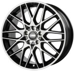 Alloy Wheel CMS C25 Diamond Black Gloss 9x20" 5x112 ET45 middle hole 66.6