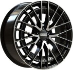 Alloy Wheel Fondmetal Kari Glossy Black Machined 9.5x20" 5x112 ET22 middle hole 66.6