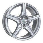 Alloy Wheel Venue VL5 Silver 8x18" 5x112 ET30 middle hole 66.6