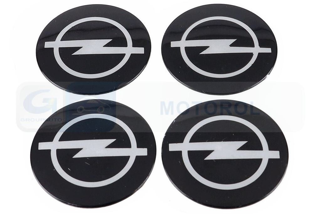 Original manufacturer emblem with car logo for rim or fairing Opel