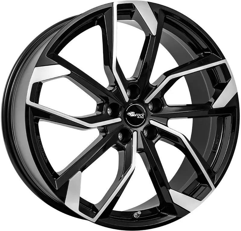 Литой диск RC Design RC34 Schwarz Glanz Voll-Poliert (SGVP) 7.5x17" 5x108 ET50 центральное отверстие 63.4