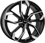 Alloy Wheel RC Design RC34 Schwarz Glanz Voll-Poliert (SGVP) 7.5x17" 5x108 ET50 middle hole 63.4