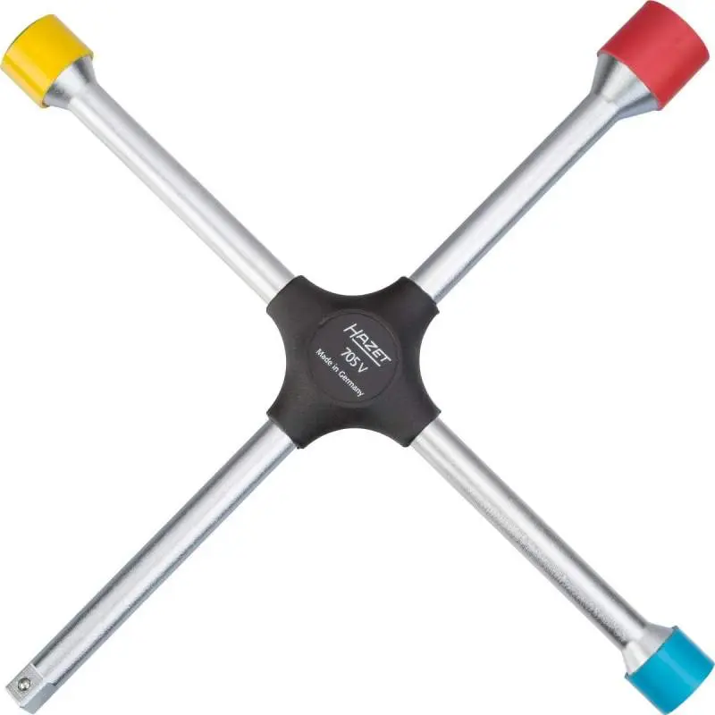 võti velgedele rist puksidega 17x19x22x 1/2''