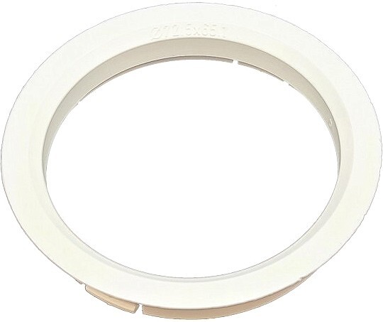 mounting ring 72.5-65.1 (r18/borbet) white. 1pc