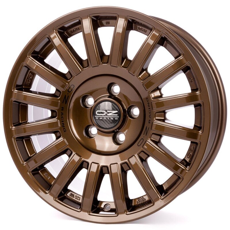 Литой диск OZ Racing Rally Raid Gloss Bronze черный Lettering 8x17" 5x120 ET35 центральное отверстие 65.1