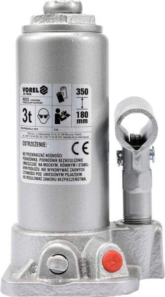 Telescopic- hydraulic jack 3T