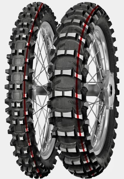 [2000026719101] Krossirehvid MITAS 80/100-21 TT 51R TERRA FORCE - MX SAND red перед
