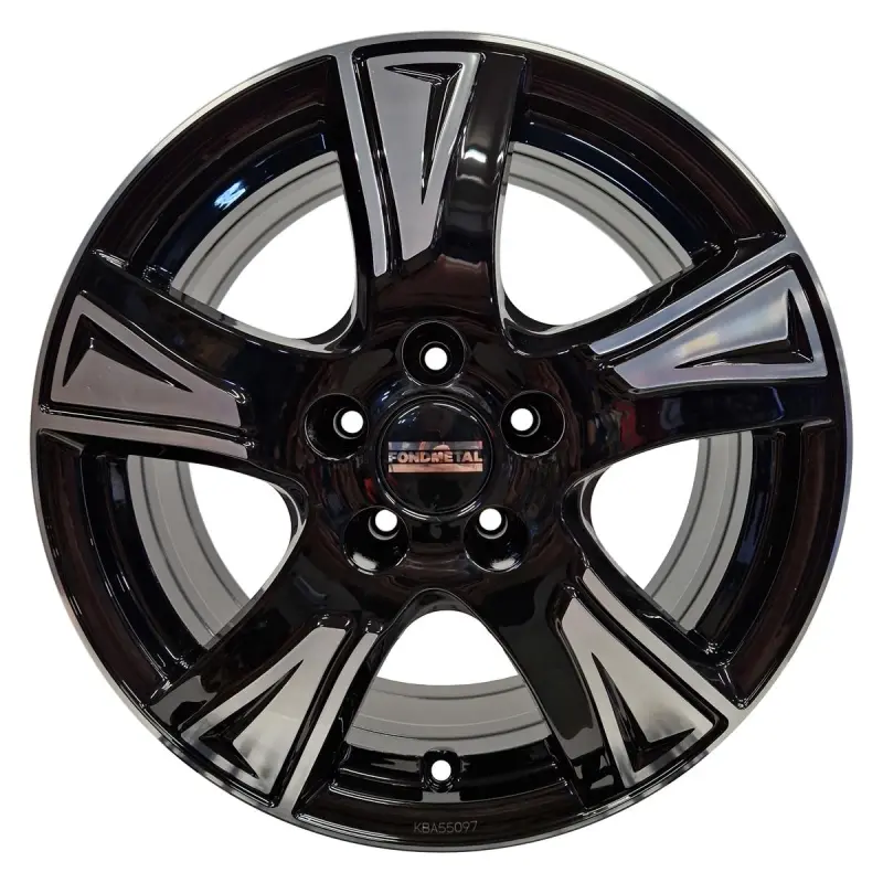 Valuvelg Fondmetal PRO1 Glossy Black Machined 6.5x16" 5x108 ET42 Keskava 65.1