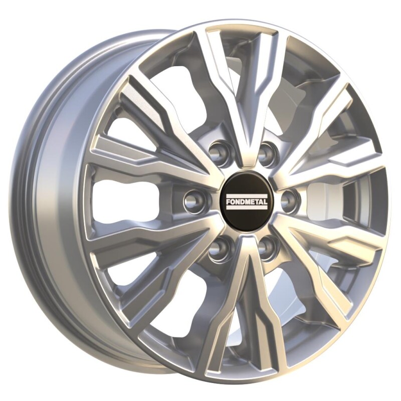 Литой диск Fondmetal PRO2 Glossy Silver 6.5x16" 6x130 ET54 центральное отверстие 84.1