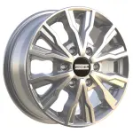 Alloy Wheel Fondmetal PRO2 Glossy Silver 6.5x16" 6x130 ET54 middle hole 84.1