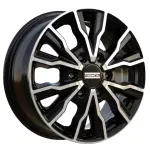 Alloy Wheel Fondmetal PRO2 Glossy Black Machined 6.5x16" 6x130 ET54 middle hole 84.1