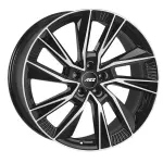 Alloy Wheel AEZ Havanna dark Black/polished 8.5x19" 5x108 ET45 middle hole 63.4