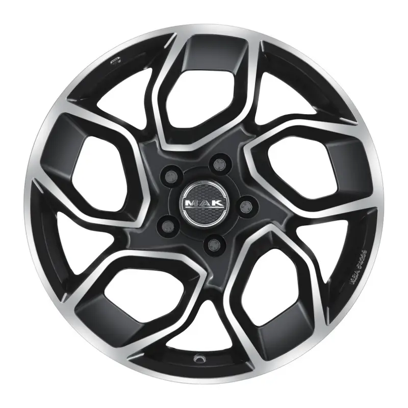 Литой диск MAK Express черный зеркало 7x17" 5x120 ET51 центральное отверстие 65.1