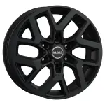 Alloy Wheel MAK Gravel Matt Black 7x17" 6x120 ET50 middle hole 74.5