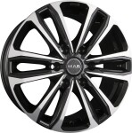 Alloy Wheel MAK Safari 6 Black Mirror 6.5x17" 6x120 ET50 middle hole 74.5