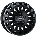 Alloy Wheel MAK Overland Gloss Black Mirror Ring 7x17" 5x118 ET45 middle hole 71.1