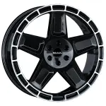 Литой диск MAK Trek Gloss черный зеркало Ring 9x20" 6x139.7 ET55 центральное отверстие 93.1