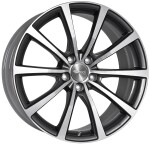 Литой диск Brock B32 Himalaya Grey Voll-Poliert (HGVP) 8.5x20" 5x114.3 ET35 центральное отверстие 64.1