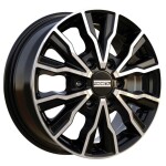 Alloy Wheel Fondmetal PRO2 Glossy Black Machined 7x17" 6x120 ET48 middle hole 74.5