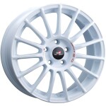 Alloy Wheel OZ Racing Superturismo TGR-WRT Race White + Red Lettering 8x18" 5x114.3 ET45 middle hole 75