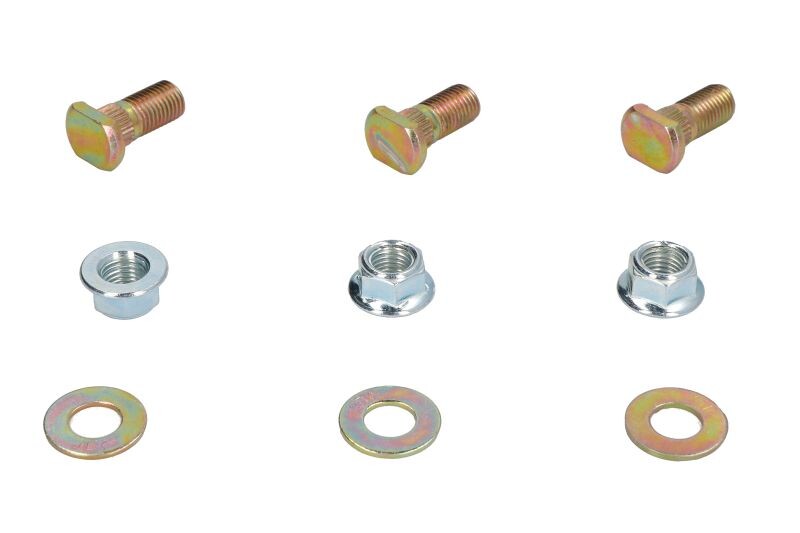 Wheel bolt front/rear, with nut:, quantity per packaging: 3