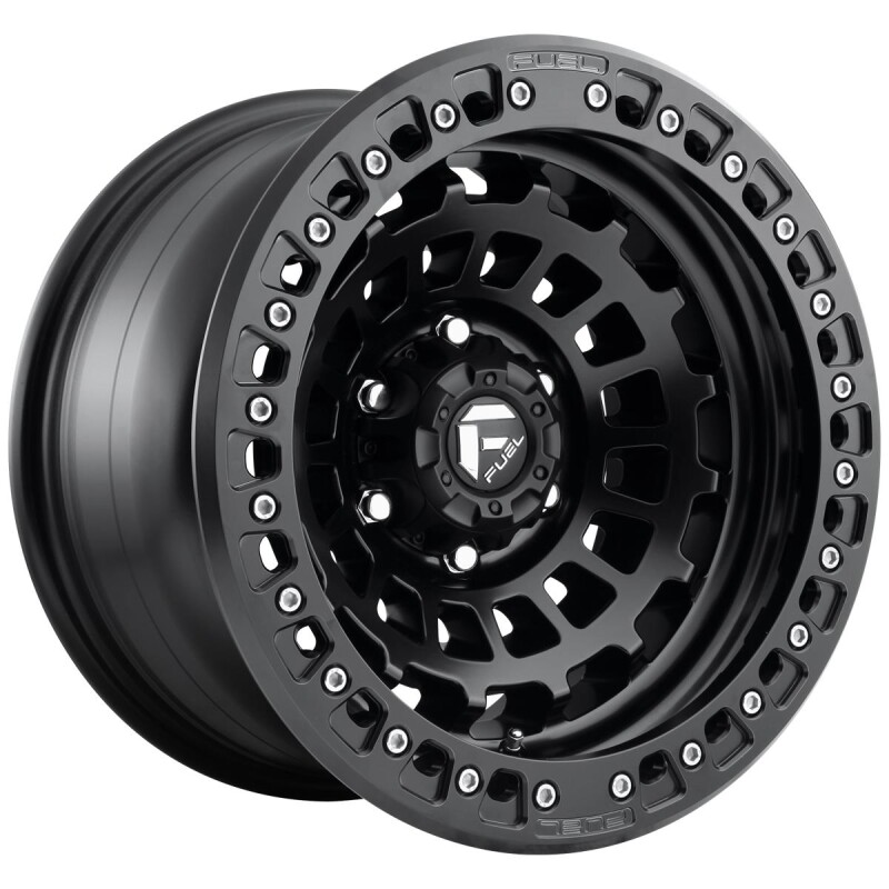 Литой диск Fuel D101 Zephyr Beadlock Matte черный 9x17" 6x139.7 ET-15 центральное отверстие 106