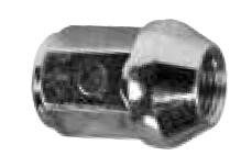 aluminium wheel nut, M14X1,50, closed, Wrench 19, length 41MM
