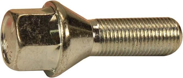 aluminium wheel bolt M12X1,25, length 30MM, Wrench 17
