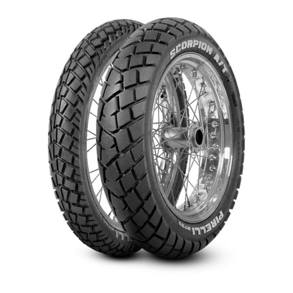 motorcycle road tyre pirelli 90/90-21 tt 48p mt 90 a/t scorpion front
