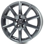 Alloy Wheel Rial Milano titanium 6.5x16" 5x100 ET38 middle hole 63.3