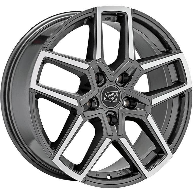 Литой диск MSW 52 Gloss Gun Metal Full Polished 8.5x20" 5x114.3 ET45 центральное отверстие 73.1