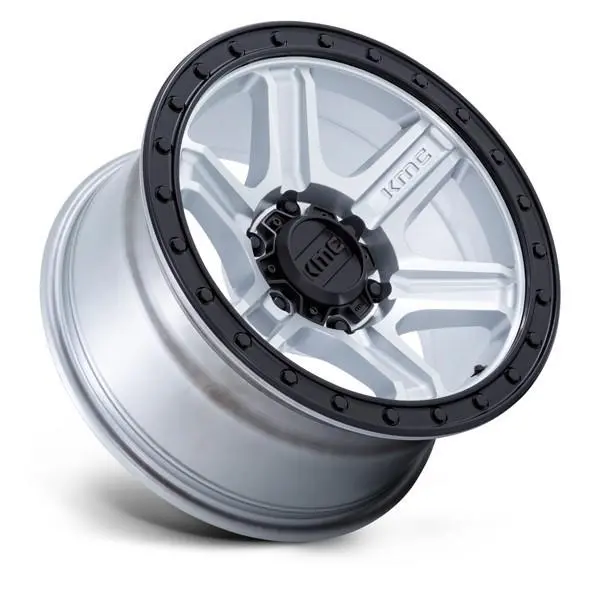 Valuvelg KMC KM551 Outrun Machined koos Gloss Black Lip 9x18" 6x139.7 ET18 Keskava 106