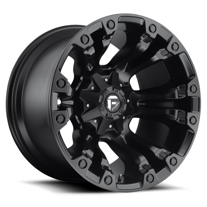 Литой диск Fuel D560 Vapor Matte черный 10x22" 5x139.7 ET10 центральное отверстие 110