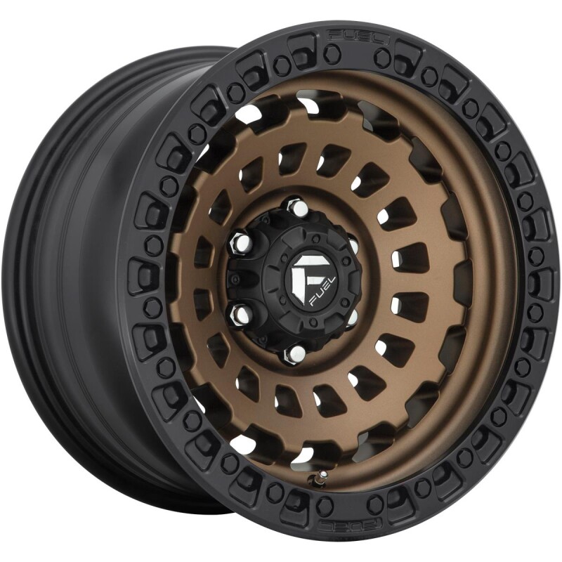 Alloy Wheel Fuel D634 Zephyr Matte Bronze Black Bead Ring 8x17" 5x114.3 ET38 middle hole 56.5
