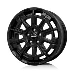 Alloy Wheel Brock B45 Satin Black Matt (SBM) 7x17" 6x120 ET45 middle hole 74.5