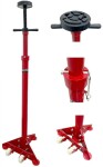 stand with pedal engine/box/shaft/silencer 750kg 1210-1860mm invento