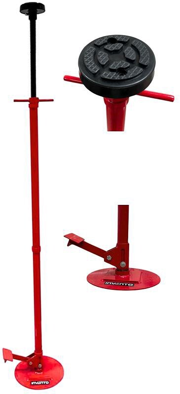 stand with pedal engine/box/shaft/silencer 750kg 1620-2000mm invento